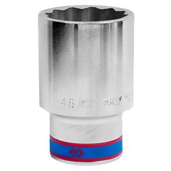 Головка торцевая глубокая двенадцатигранная 3/4", 46 мм KING TONY 623046M TONY - фото 717680