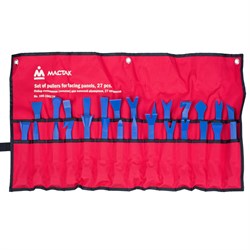 Набор съемников (лопатки) для панелей облицовки, 27 предметов МАСТАК 108-10027P 108-10027P - фото 717716