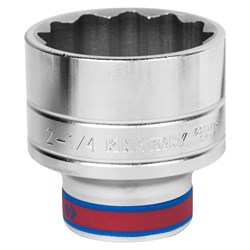 Головка торцевая стандартная двенадцатигранная 3/4", 2-1/4, дюймовая KING TONY 633072S TONY - фото 717791