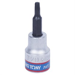 Насадка (бита) торцевая 3/8", Torx, T20, L = 50 мм KING TONY 302320 TONY - фото 717814