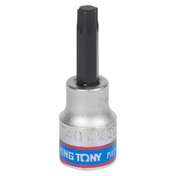 Насадка (бита) торцевая 3/8", Torx, T40, L = 50 мм KING TONY 302340 TONY - фото 717818