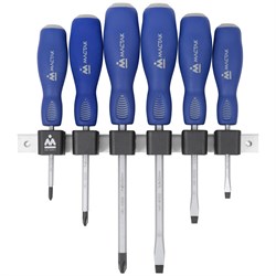 Набор силовых отверток с держателем, 6 предметов МАСТАК 04-6GRB 04-6GRB - фото 717978