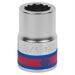 Головка торцевая стандартная двенадцатигранная 3/4", 3/4", дюймовая KING TONY 633024S TONY - фото 717991