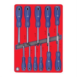 Набор отверток Torx, ложемент, 11 предметов МАСТАК 5-4411 5-4411 - фото 718008