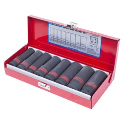 Набор ударных глубоких торцевых головок 1/2", шестигранные, 1/2"-15/16", 8 предметов KING TONY 4410SP TONY - фото 718049