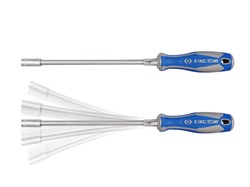 Отвертка головка King Tony гибкая 7,0 мм, 190 мм 1453-07 - фото 718086