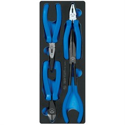 Набор пассатижей и бокорезов, ложемент, 4 предмета KING TONY 9-40104GPV TONY - фото 718119