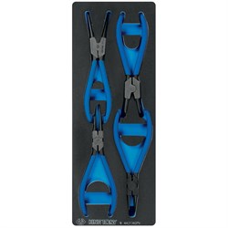 Набор съемников стопорных колец, ложемент, 4 предмета KING TONY 9-44214GPV TONY - фото 718124