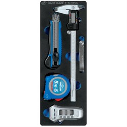 Набор измерительных инструментов, ложемент, 5 предметов KING TONY 9-90305TQV TONY - фото 718129