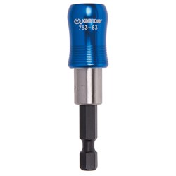 Держатель вставок (бит) 1/4", 63 мм, магнитный, с фиксатором и самосбросом, для шуруповерта KING TONY 753-63 TONY - фото 718133