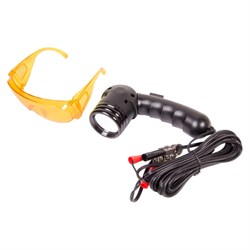 Фонарь ультрафиолетовый и очки для поиска утечек фреона МАСТАК 105-70000 105-70000 - фото 718370