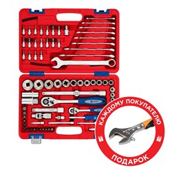 Набор инструментов универсальный, 82 предмета МАСТАК 01-082C 01-082C - фото 718399