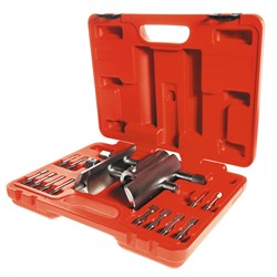 Ключ для гайки ступицы универсальный, 49-143 мм, кейс, 13 предметов МАСТАК 100-42013C 100-42013C - фото 718447