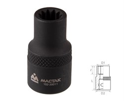 Головка для монтажа / демонтажа тормозных суппортов МАСТАК 102-20011 102-20011 - фото 718455