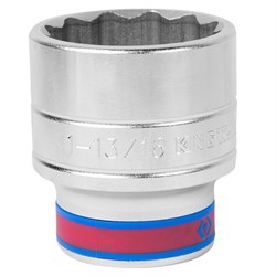 Головка торцевая стандартная двенадцатигранная 3/4", 1-13/16", дюймовая KING TONY 633058S TONY - фото 718521