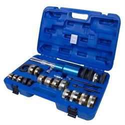 Набор оправок для монтажа и демонтажа сайлентблоков MB, гидравлический, кейс, 24 предмета МАСТАК 110-22024C 110-22024C - фото 718577