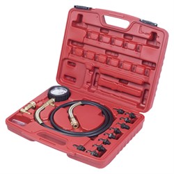 Манометр для измерения давления масла, 0-10 бар, комплект адаптеров МАСТАК 120-20010C 120-20010C - фото 719181