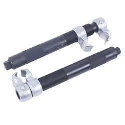 Стяжка амортизаторных пружин, 280 мм, кованная, усиленная, одинарный крюк, 2 предмета МАСТАК 100-05280D 100-05280D - фото 719318