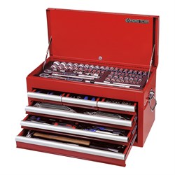 Набор инструментов универсальный, выдвижной ящик, 219 предметов KING TONY 911-000CR TONY - фото 719364