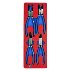 Набор съемников стопорных колец, ложемент, 4 предмета МАСТАК 5-3304 5-3304 - фото 719437