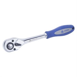 Трещотка 1/2", 45 зубцов, флажковая с кнопкой МАСТАК 010-41410H 010-41410H - фото 719497