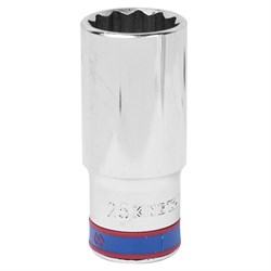 Головка торцевая глубокая двенадцатигранная 1/2", 25 мм KING TONY 423025M TONY - фото 719538