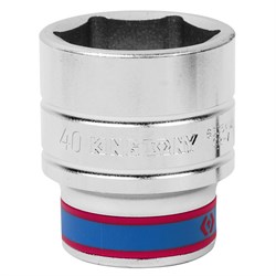 Головка торцевая стандартная шестигранная 3/4", 40 мм KING TONY 633540M TONY - фото 719618