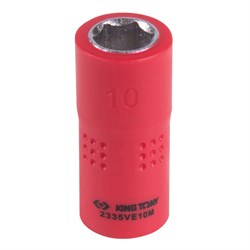 Головка торцевая диэлектрическая шестигранная 1/4", 10 мм KING TONY 2335VE10M TONY - фото 719638