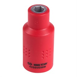 Головка торцевая диэлектрическая шестигранная 1/2", 8 мм KING TONY 4335VE08M TONY - фото 719643