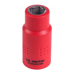 Головка торцевая диэлектрическая шестигранная 1/2", 12 мм KING TONY 4335VE12M TONY - фото 719646