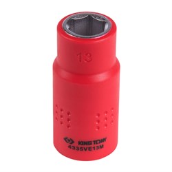 Головка торцевая диэлектрическая шестигранная 1/2", 13 мм KING TONY 4335VE13M TONY - фото 719647
