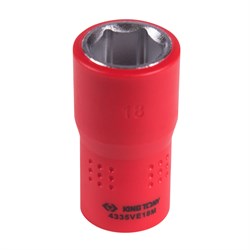 Головка торцевая диэлектрическая шестигранная 1/2", 18 мм KING TONY 4335VE18M TONY - фото 719652