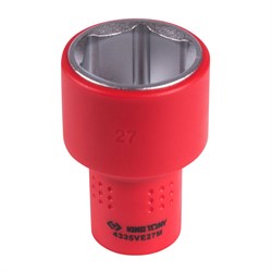 Головка торцевая диэлектрическая шестигранная 1/2", 27 мм KING TONY 4335VE27M TONY - фото 719658