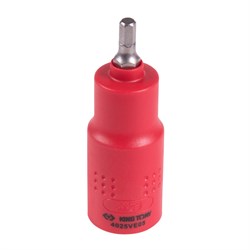 Насадка (бита) торцевая диэлектрическая 1/2", HEX, 5 мм, L = 75 мм KING TONY 4025VE05 TONY - фото 719662
