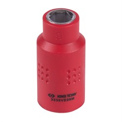 Головка торцевая диэлектрическая шестигранная 3/8", 9 мм KING TONY 3335VE09M TONY - фото 719720