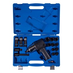 Гайковерт пневматический ударный 1/2", 881 Нм, с комплектом головок, 17 предметов KING TONY 44106AMP01 TONY - фото 719768