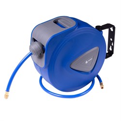 Шланг пневматический 8х12 мм, 20 м, на автоматической катушке, полиуретановый, резьба 1/4" МАСТАК 681-08120HR 681-08120HR - фото 719775