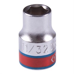 Головка торцевая стандартная шестигранная 3/8", 15/32", дюймовая KING TONY 333515S TONY - фото 719804