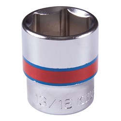 Головка торцевая стандартная шестигранная 3/8", 13/16", дюймовая KING TONY 333526S TONY - фото 719811