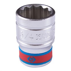 Головка торцевая стандартная двенадцатигранная 1/2", 3/4", дюймовая KING TONY 433024S TONY - фото 719831