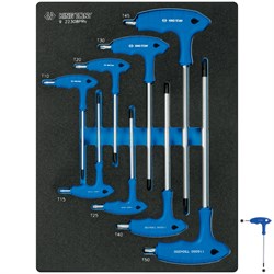 Набор ключей Torx L-тип, ложемент, 8 предметов KING TONY 9-22308TRV TONY - фото 719941