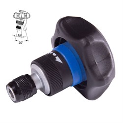 Трещотка компактная 1/4", 48 зубцов, дисковый механизм, для вставок (бит) KING TONY 2746 TONY - фото 720052