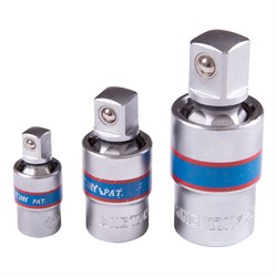 Набор карданов шаровых 1/4", 3/8", 1/2", 3 предмета KING TONY 9113PR TONY - фото 720091