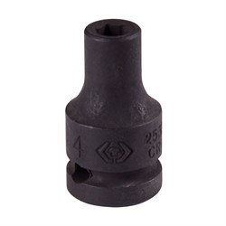 Головка торцевая ударная шестигранная 1/4", 4 мм KING TONY 253504M TONY - фото 720114