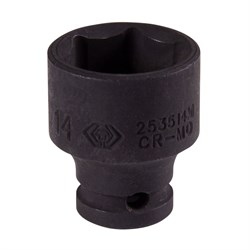 Головка торцевая ударная шестигранная 1/4", 14 мм KING TONY 253514M TONY - фото 720124