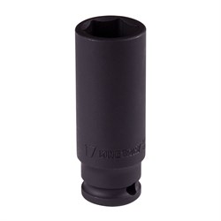 Головка торцевая ударная глубокая шестигранная 3/8", 17 мм KING TONY 343517M TONY - фото 720136