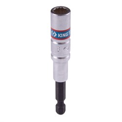 Головка для шуруповерта двенадцатигранная 1/4", 8 мм, L = 80 мм KING TONY 76B808M TONY - фото 720155