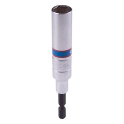 Головка для шуруповерта шестигранная 1/4", 12 мм, L = 110 мм KING TONY 76C1112M TONY - фото 720169