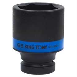 Головка торцевая ударная глубокая шестигранная 1", 65 мм KING TONY 843565M TONY - фото 720202