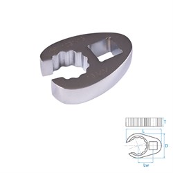 Ключ разрезной (воронья лапка) 13 мм, 3/8" KING TONY 1031-13R TONY - фото 720279